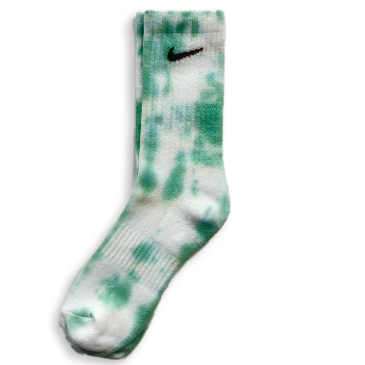 Nike Tie Dye Socks Green by CARE STUDIOS