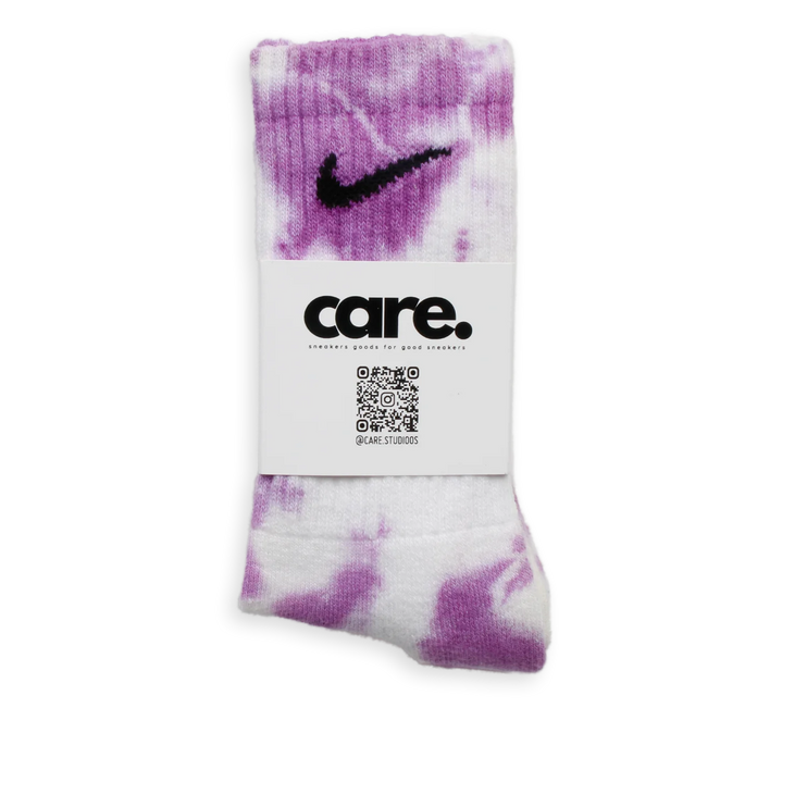 Nike Tie Dye Socks Purple by CARE STUDIOS
