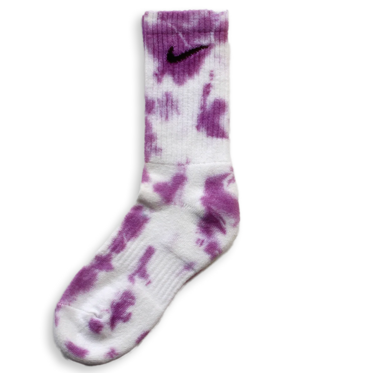 Nike Tie Dye Socks Purple by CARE STUDIOS