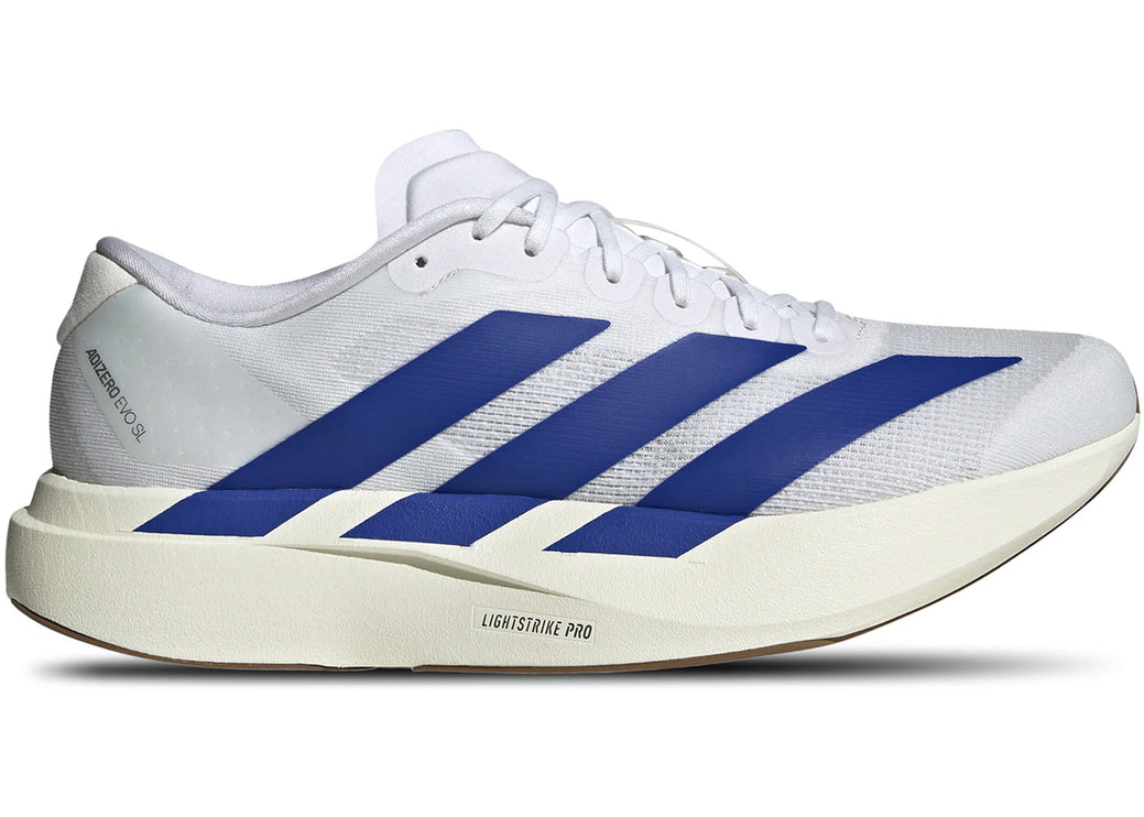 Adizero Evo SL White Royal Blue - JS4494