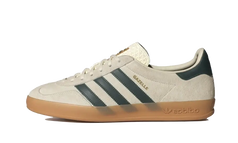 adidas gazelle silver green womens Gazelle Indoor Cream White Collegiate Green Gum (IH7502)