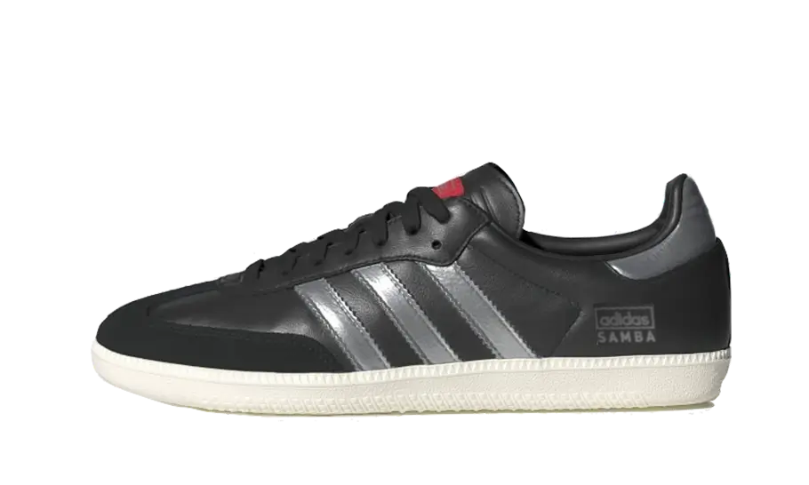 Adidas Samba OG Core Schwarz Silber Metallic