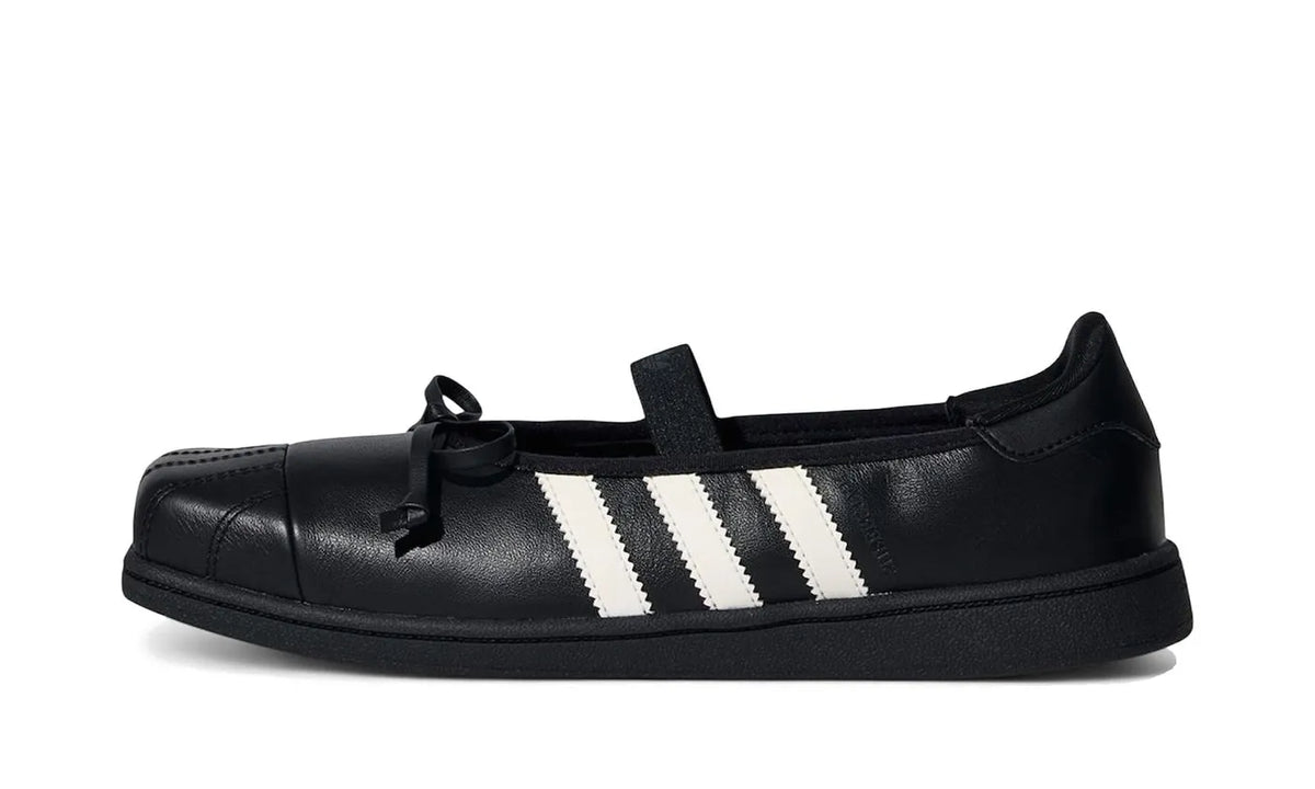 Adidas Superstar Square Toe Ballet JENNIE Black Offf White