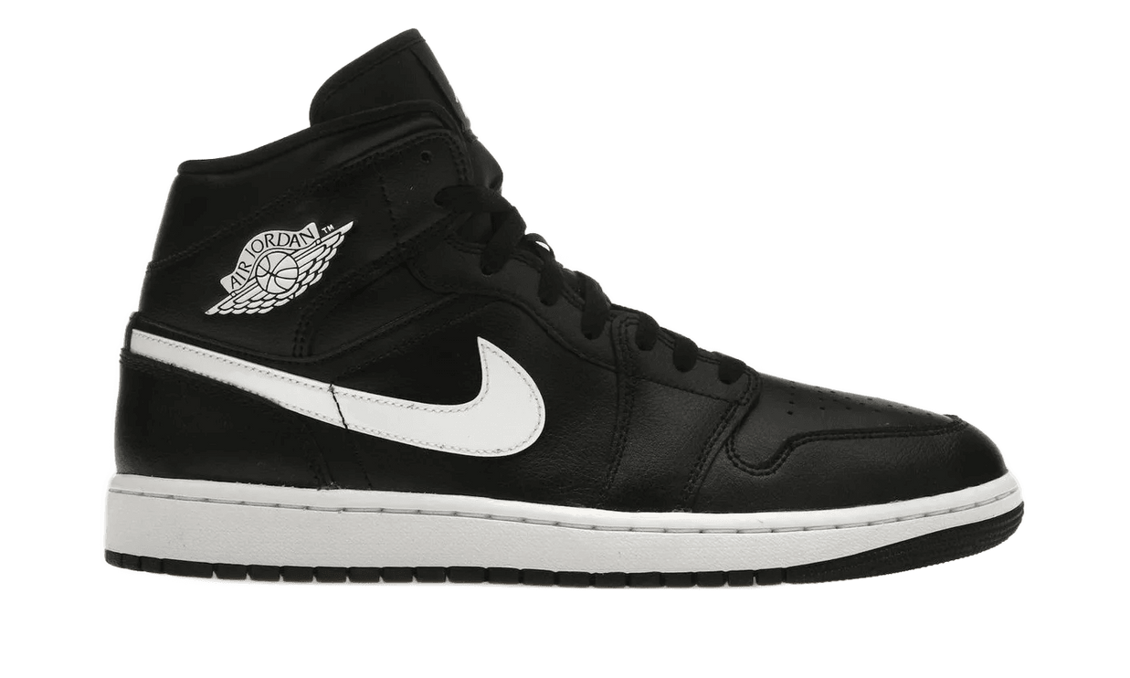 Air Jordan 1 Mid Black White  - DV0991-001