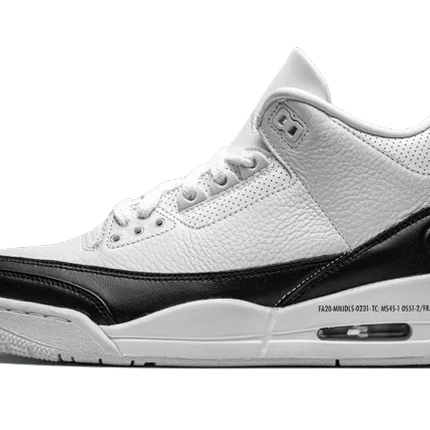 Air Jordan 3 Retro Fragment White Black - DA3595-100