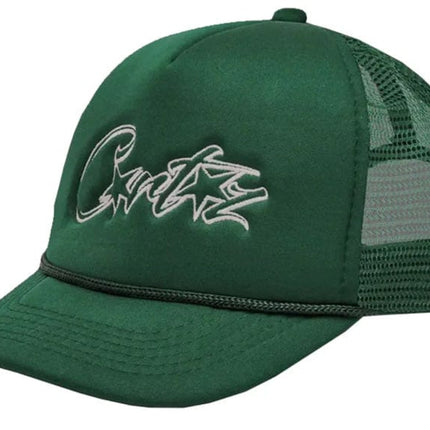 Corteiz Baseball Logo Green Cap