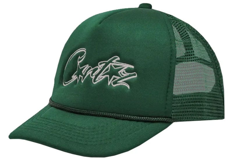 Corteiz Baseball Logo Green Cap