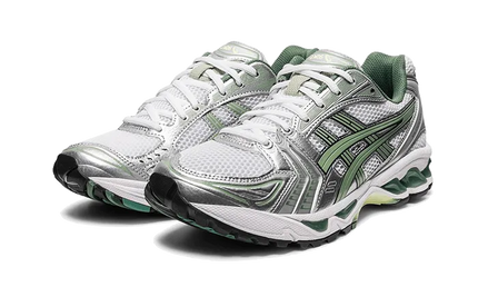 Gel-Kayano 14 White Pure Silver Slate Grey Sage - 1201A019-107