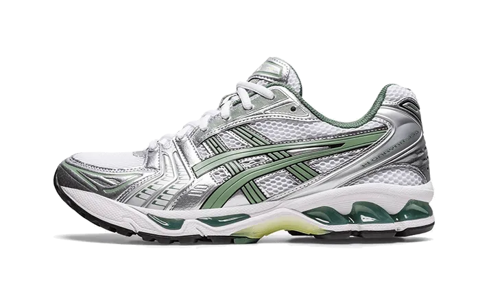 Gel-Kayano 14 White Pure Silver Slate Grey Sage - 1201A019-107