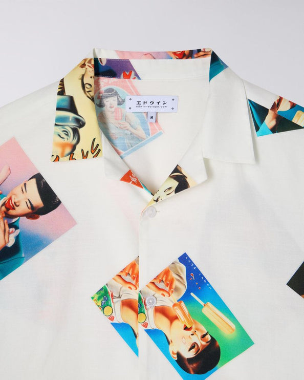 Edwin Shirt Aisukurimu White