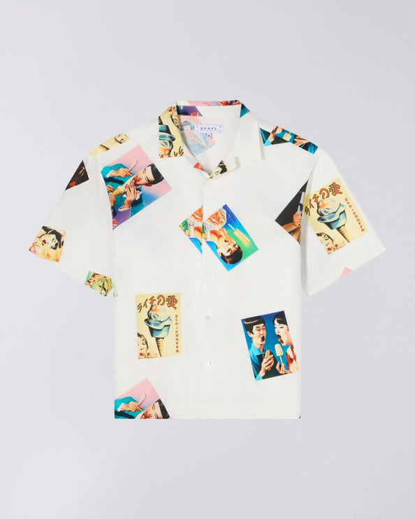 Edwin Shirt Aisukurimu White