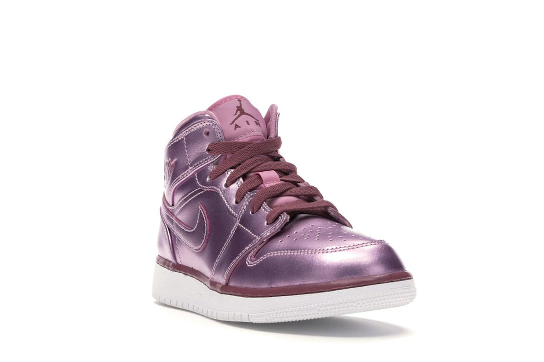 Air Jordan 1 Mid Pink Rise - AV5174-640