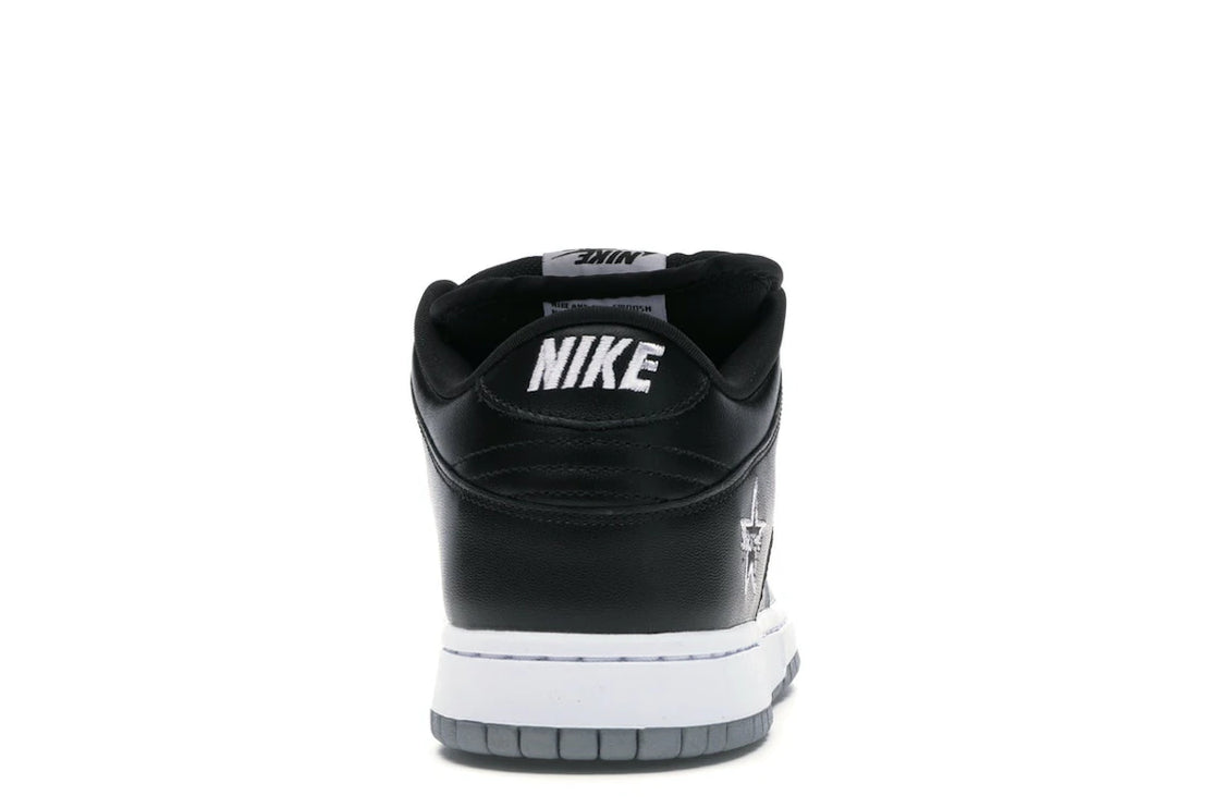 SB Dunk Low Supreme Jewel Swoosh Silver - CK3480-001