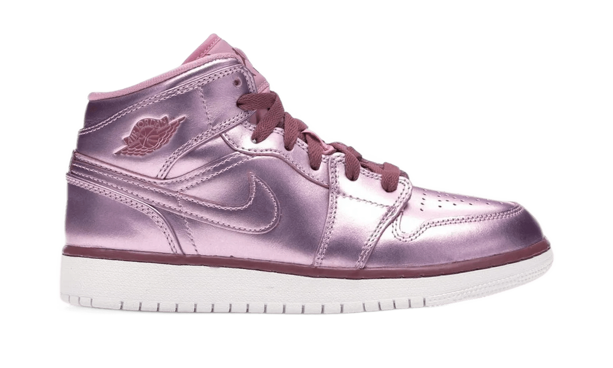 Air Jordan 1 Mid Pink Rise - AV5174-640