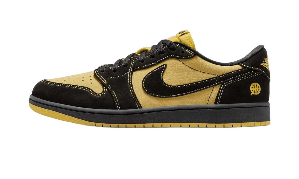 Air Jordan 1 Retro Low OG Quai 54 Black Tour Yellow Red - IB8836-007