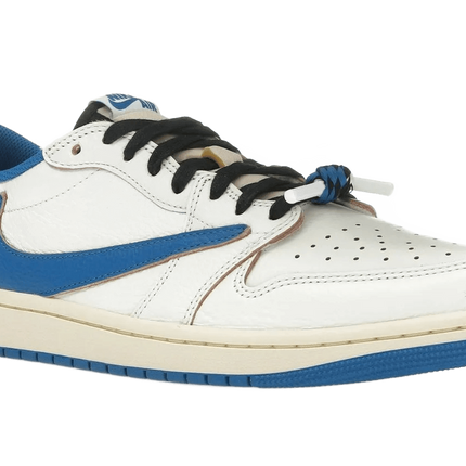 Air Jordan Air Jordan 1 Retro Low OG SP Fragment x Travis Scott Sail Military Blue - DM7866-104