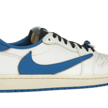 Air Jordan 1 Retro Low OG SP Fragment x Travis Scott Sail Military Blue - DM7866-104