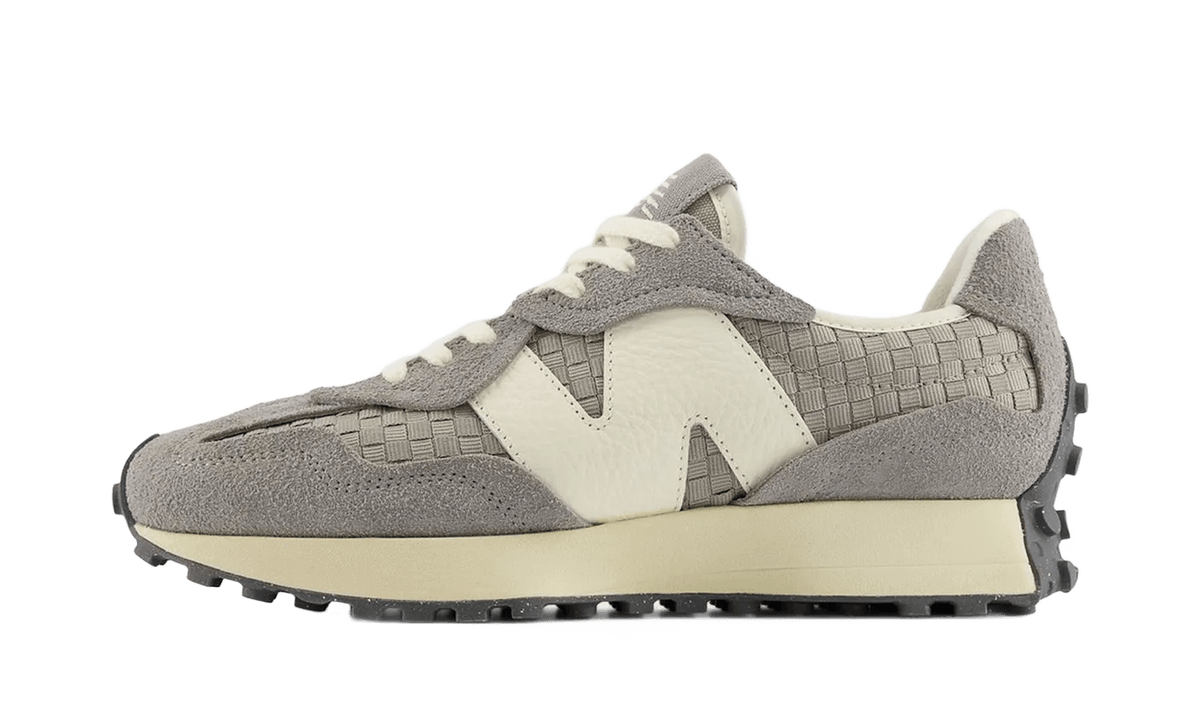 New Balance 327 Woven Cement Gray Light Mushroom