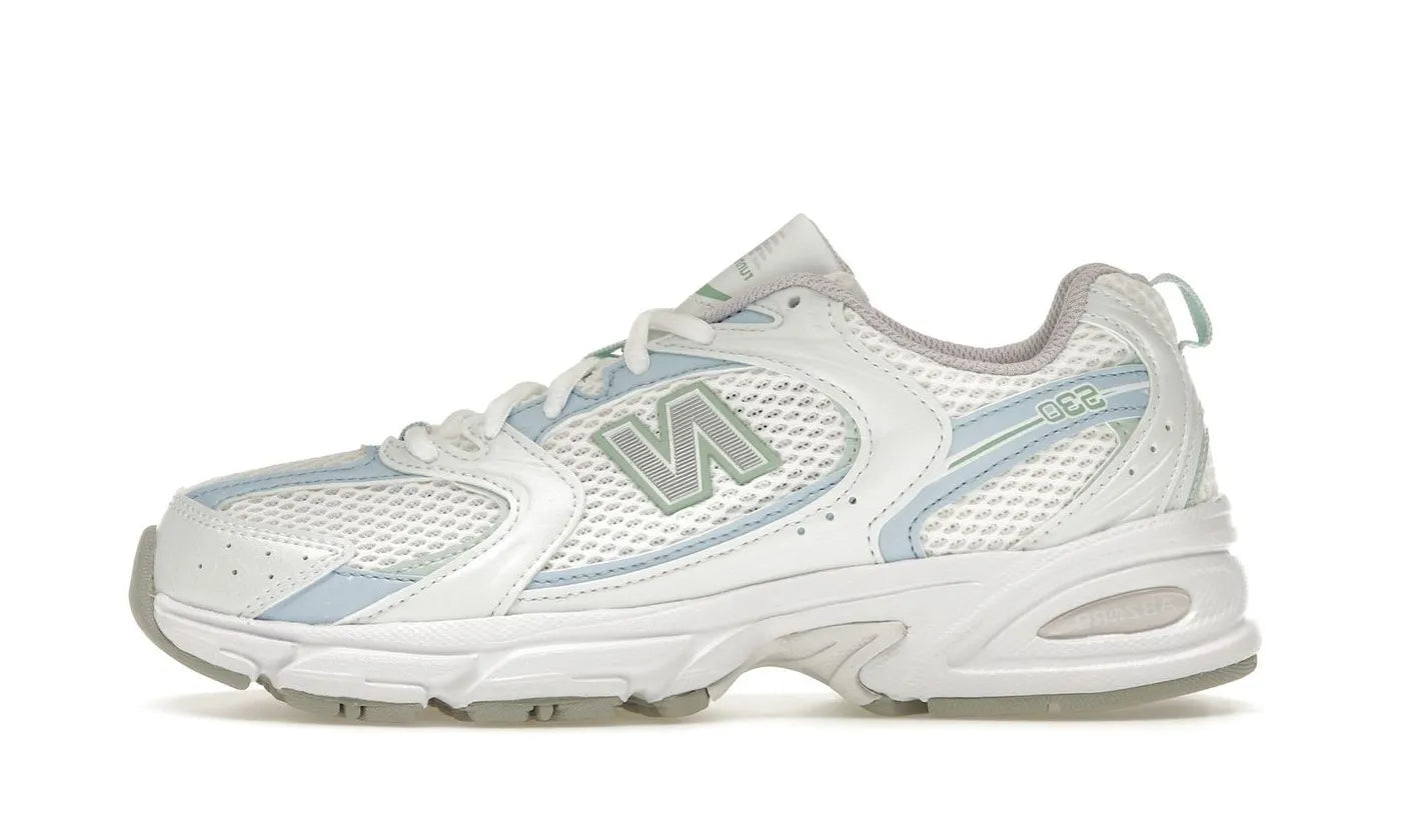 New Balance 530 White Light Chrome Blue Clay Ash