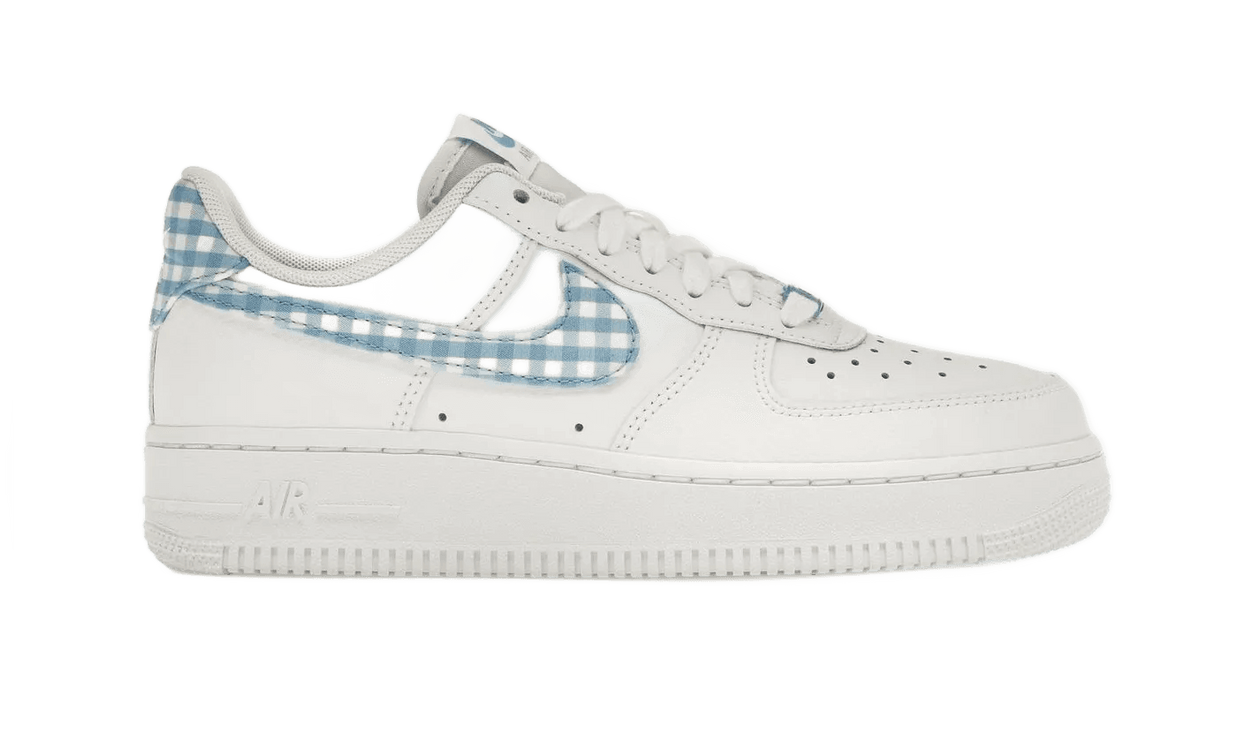 Air Force 1 Low '07 Essential White University Blue Gingham - DZ2784-100
