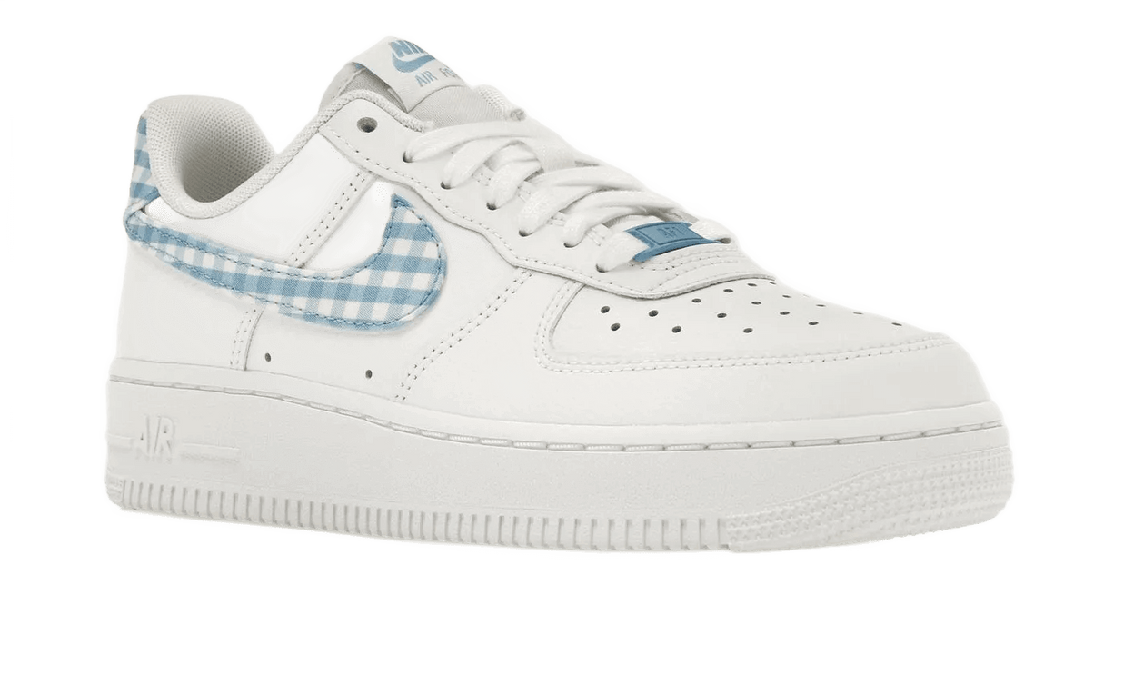 Air Force 1 Low '07 Essential White University Blue Gingham - DZ2784-100