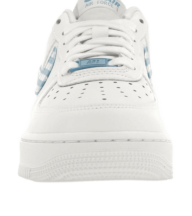 Air Force 1 Low '07 Essential White University Blue Gingham - DZ2784-100