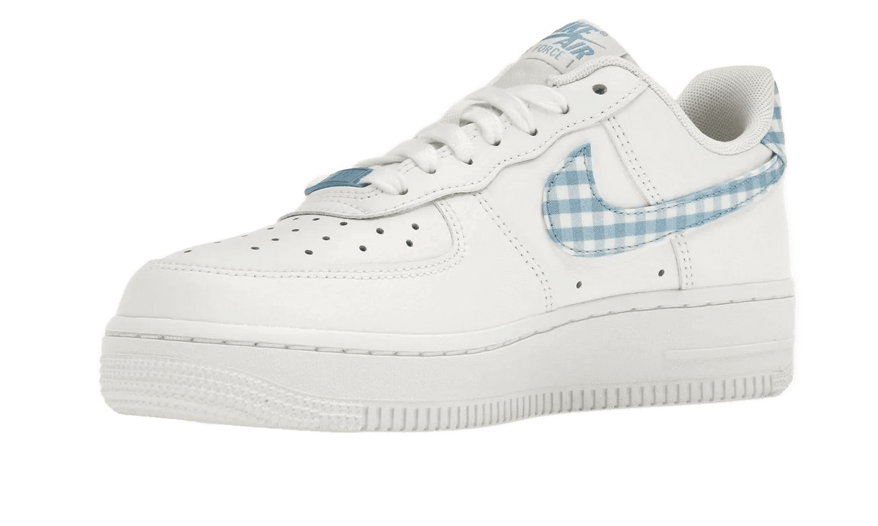 Air Force 1 Low '07 Essential White University Blue Gingham - DZ2784-100