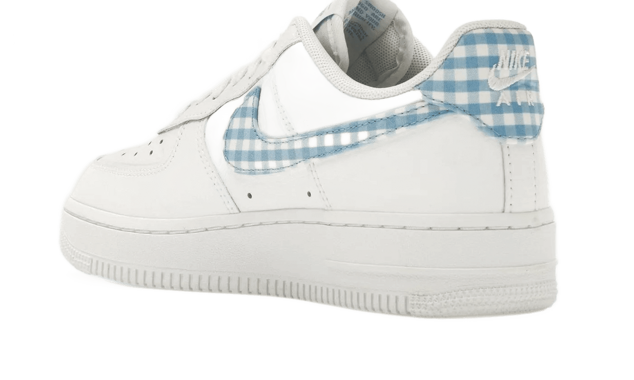 Air Force 1 Low '07 Essential White University Blue Gingham - DZ2784-100