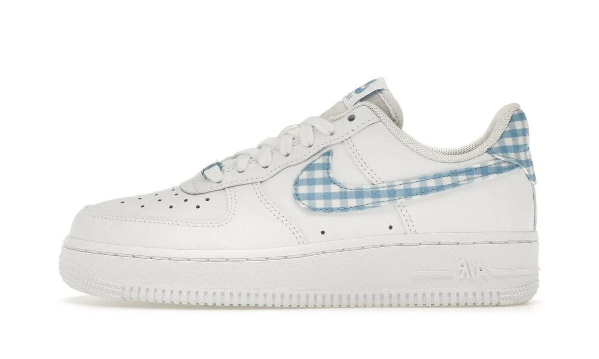 Nike Air Force 1 Low '07 Essential White University Blue Gingham