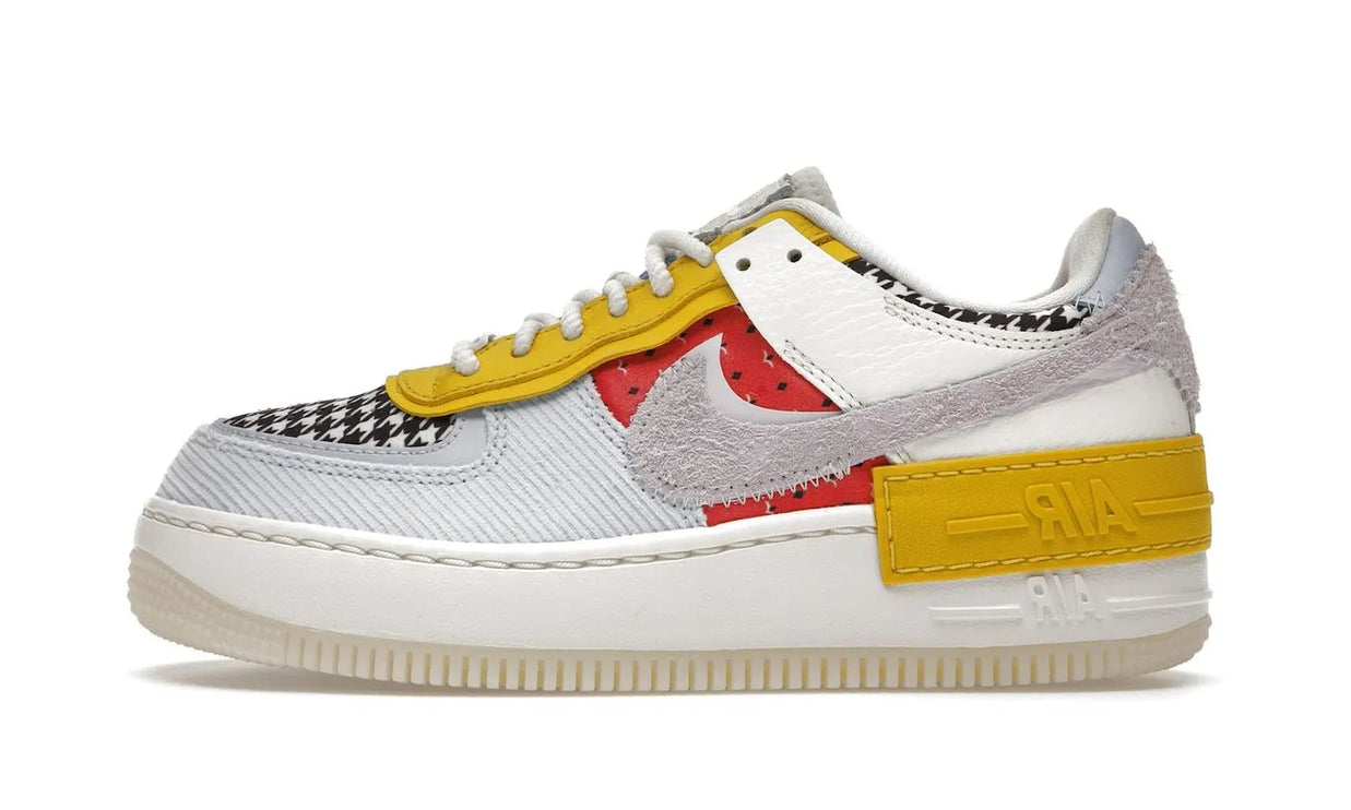 Air Force 1 Low Shadow Multi Print Houndstooth - DM8076-100