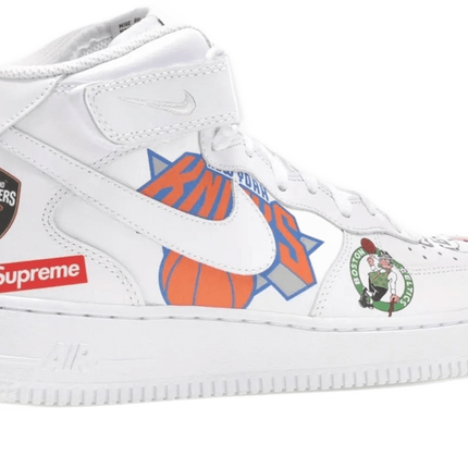 Air Force 1 Mid Supreme NBA White - AQ8017-100