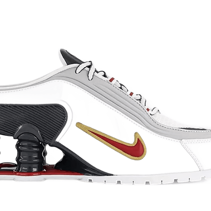 Shox MR4 Mule Martine Rose Metallic Platinum Varsity Red - IM5420-100