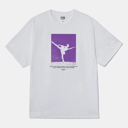 Obey Real Life Adventure Tee White