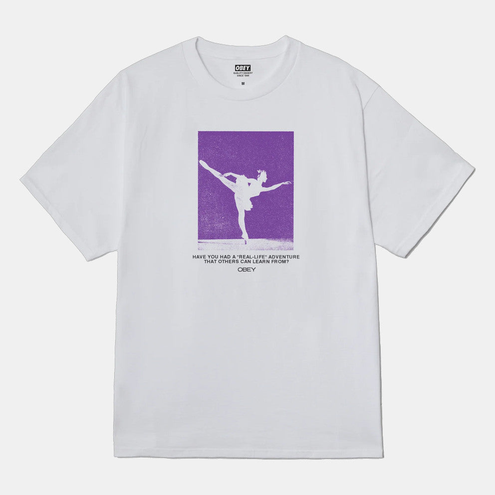 Obey Real Life Adventure Tee White