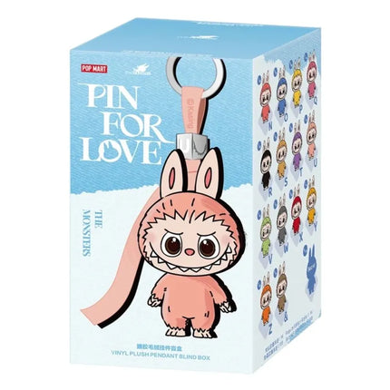 Pop Mart Labubu The Monsters Pin for Love Series Vinyl Plush Pendant (N-Z) Single Blind Box - PM-PMLTMP-MULTI
