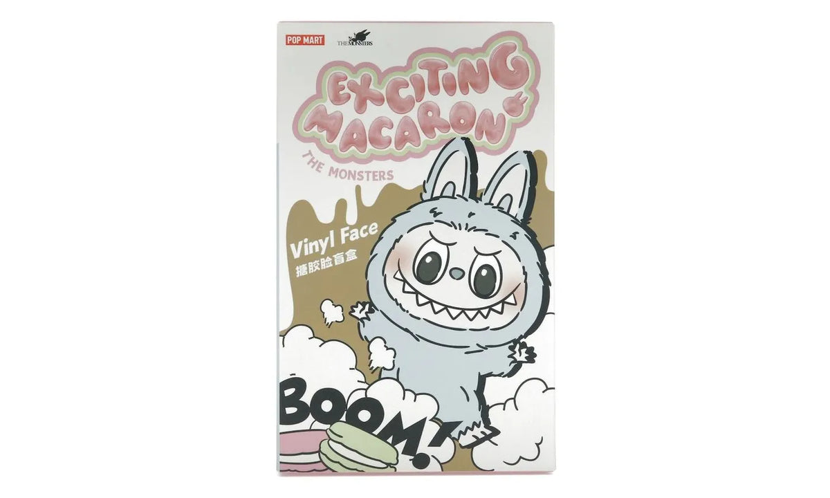 Pop Mart Labubu The Monsters Tasty Macarons Vinyl Plush Pendant Single Blind Box