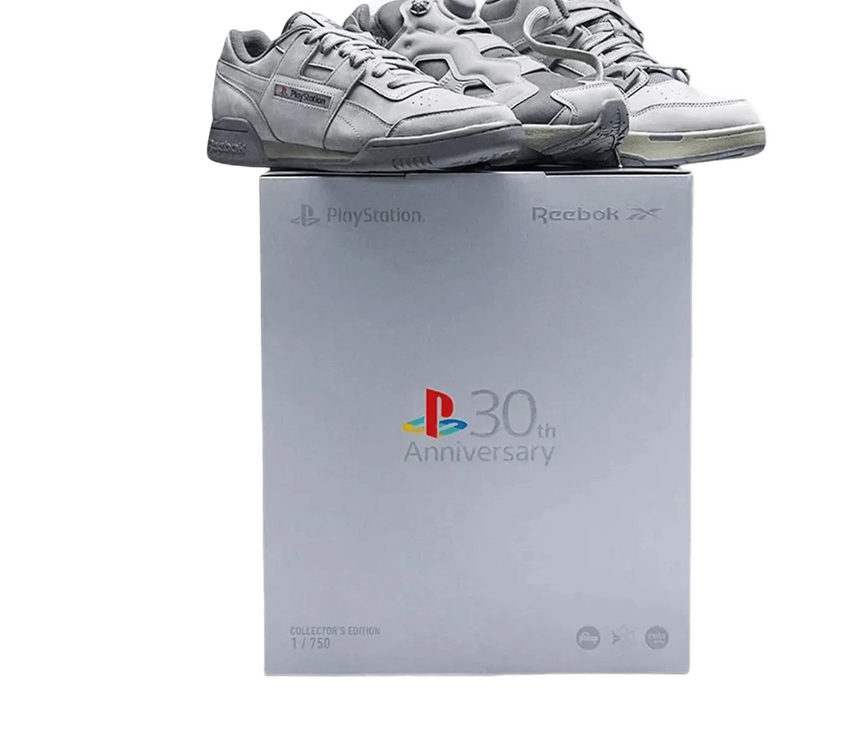 Workout Plus, Reebok Pump Omni Zone II & Reebok Instapump Fury 94 PlayStation 30th Anniversary Stacking Box - 100265884