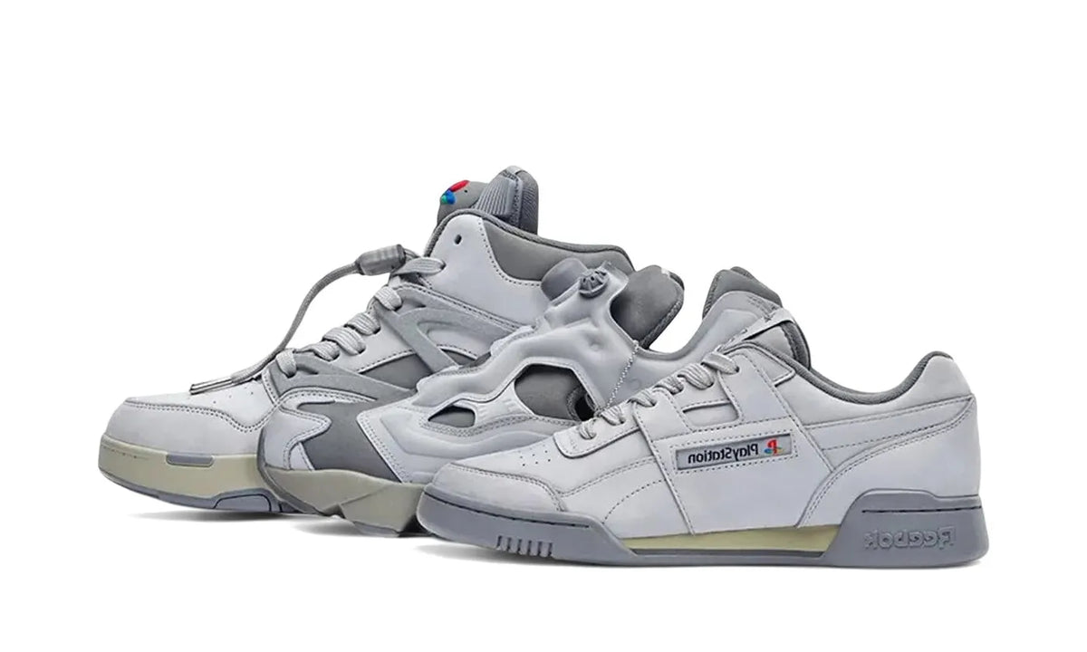 Workout Plus, Reebok Pump Omni Zone II & Reebok Instapump Fury 94 PlayStation 30th Anniversary Stacking Box