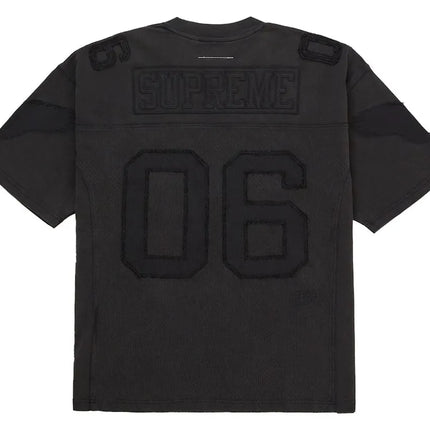Supreme MM6 Maison Margiela Cotton Football Jersey Black - SUPR-SMMMCFJB-MULTI