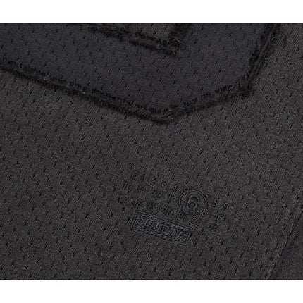 Supreme MM6 Maison Margiela Cotton Football Jersey Black - SUPR-SMMMCFJB-MULTI