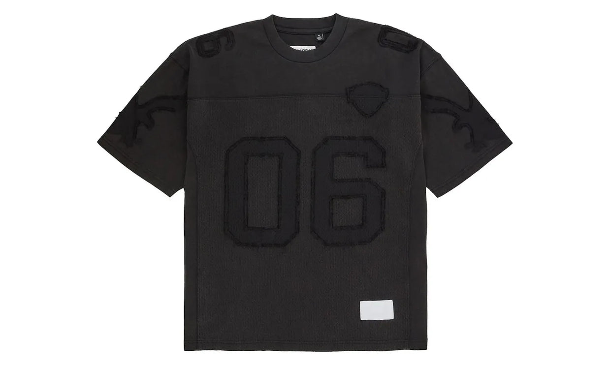 Supreme MM6 Maison Margiela Cotton Football Jersey Black - SUPR-SMMMCFJB-MULTI