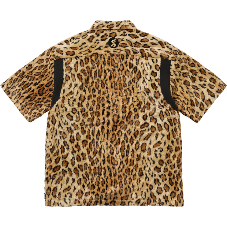 Supreme Goodenough Crushed Rayon Pile Shirt Leopard