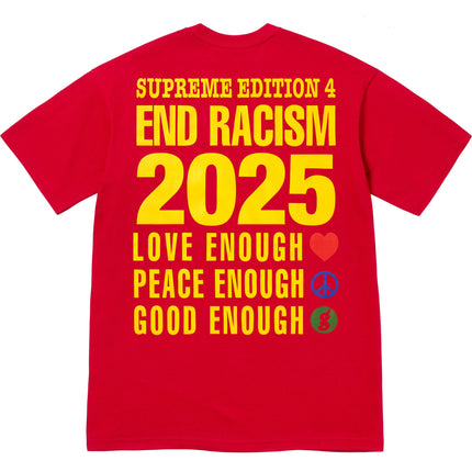 Supreme/Goodenough End Racism Tee Red