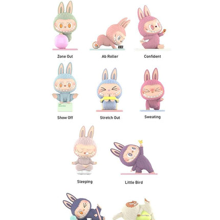 Pop Mart Labubu The Monsters Lazy Yoga Series Figure Single Blind Box