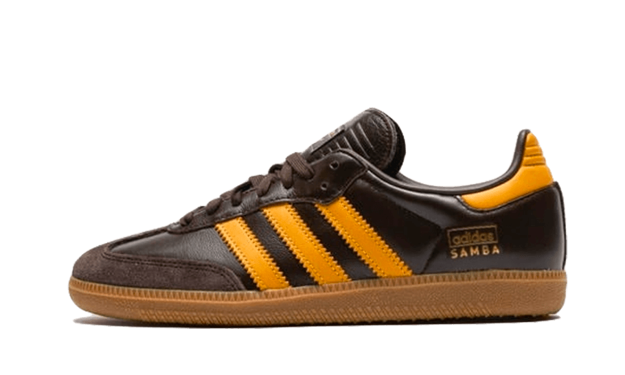 Adidas Samba OG Dunkelbraun Gelb