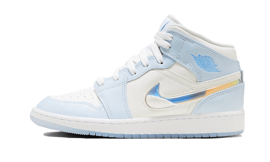Air Jordan 1 Mid Glitzer Swoosh