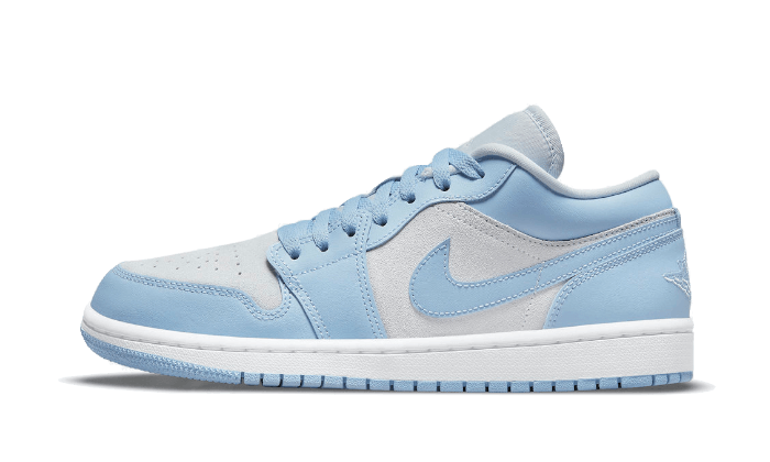 Air Jordan 1 Low Football Grau Aluminium