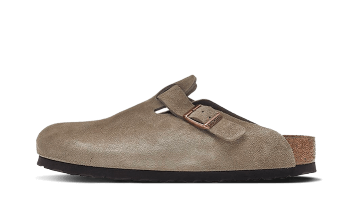 Birkenstock Birkenstock Boston Soft Footbed Suede Taupe - 0560773