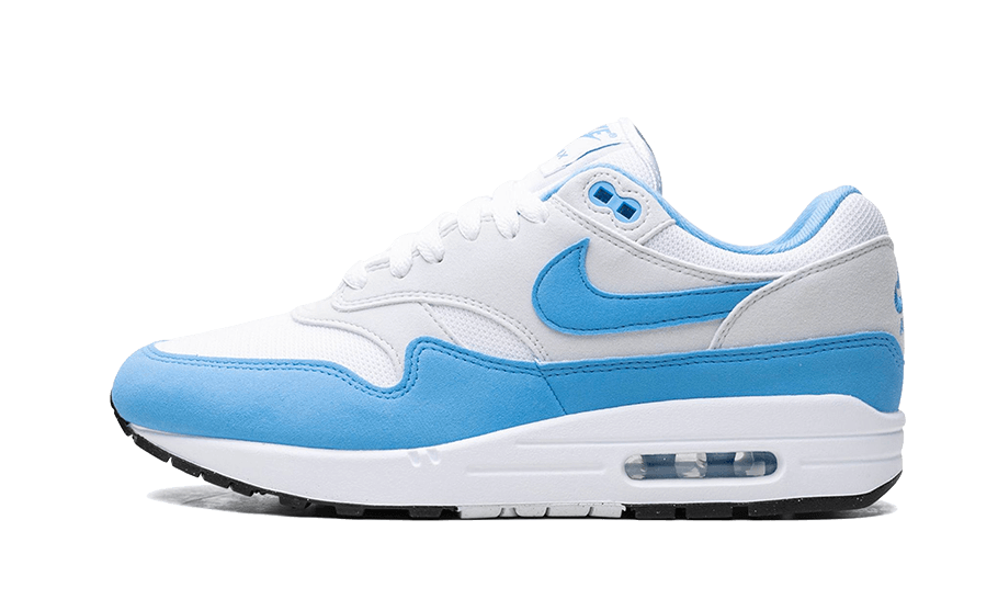 Nike Air Max 1 Weiß Universitätsblau