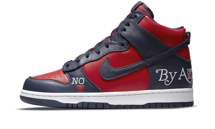Nike SB Dunk High Supreme By Any Means Marineblau